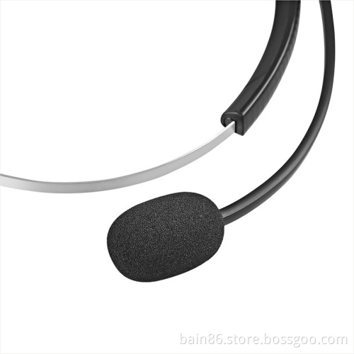 A16 USB over-ear headset with microphone call center noise-cancelling